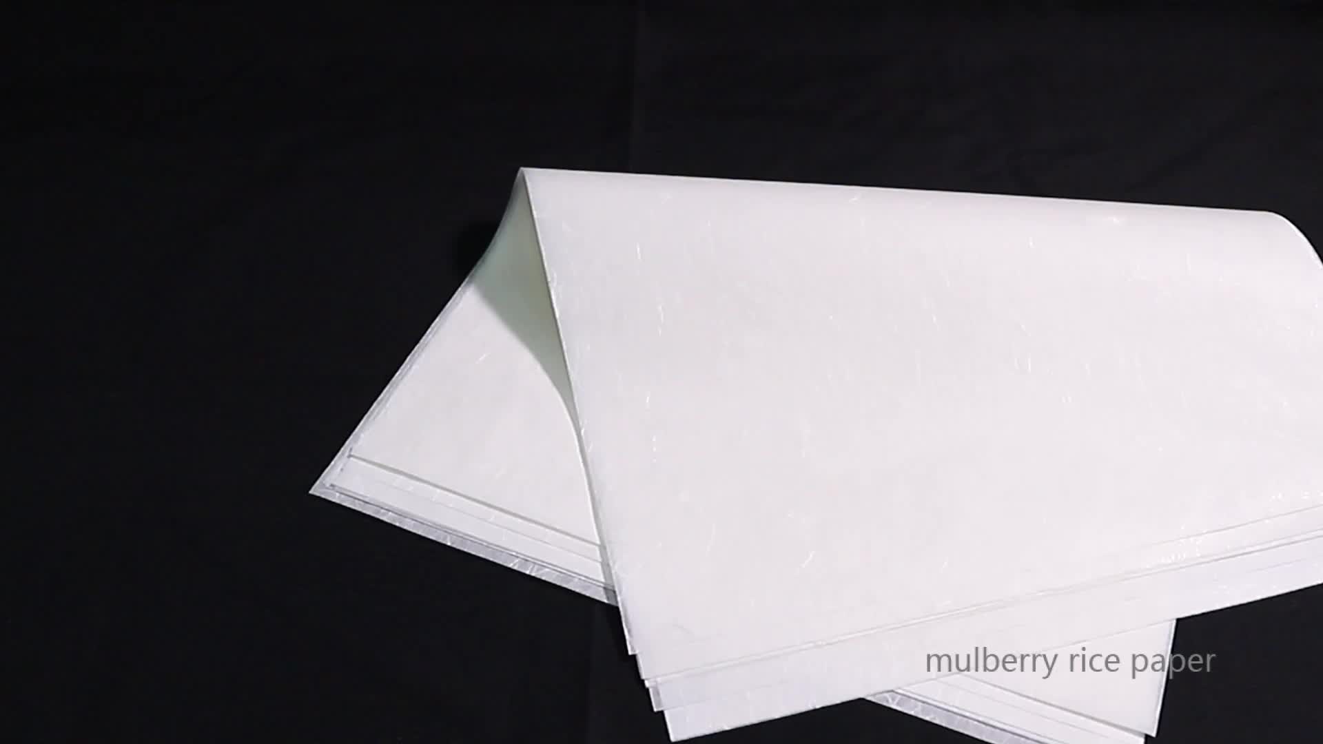 30gsm A4 Size White Color Printing Art Decoration Decoupage Mulberry Rice Paper Buy Decoupage
