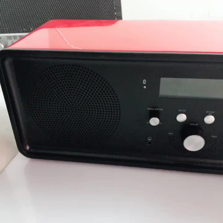 Portable Wireless Dab Radio Speaker Radio Alarm Clock With Fm