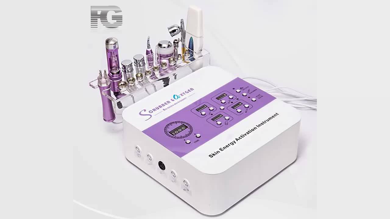 Multifunction 8 In 1 Dermabrasion Machine Galvanic Facial Machine Price