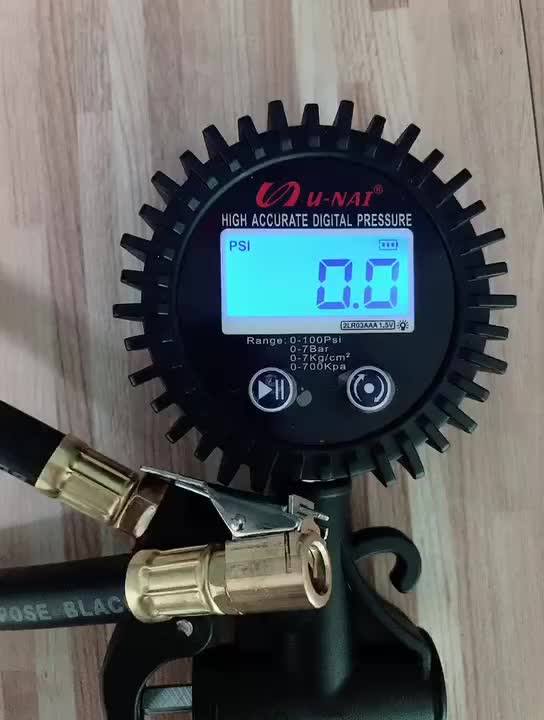 3 In 1 Tire Inflator Deflator Gauge Digital 100 Psi Car Tire Pressure