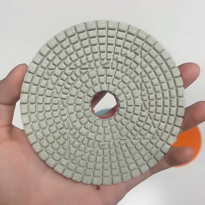 Stone Abrasive Flexible 3 Steps Polishing Pad Diamond Resin Polishing