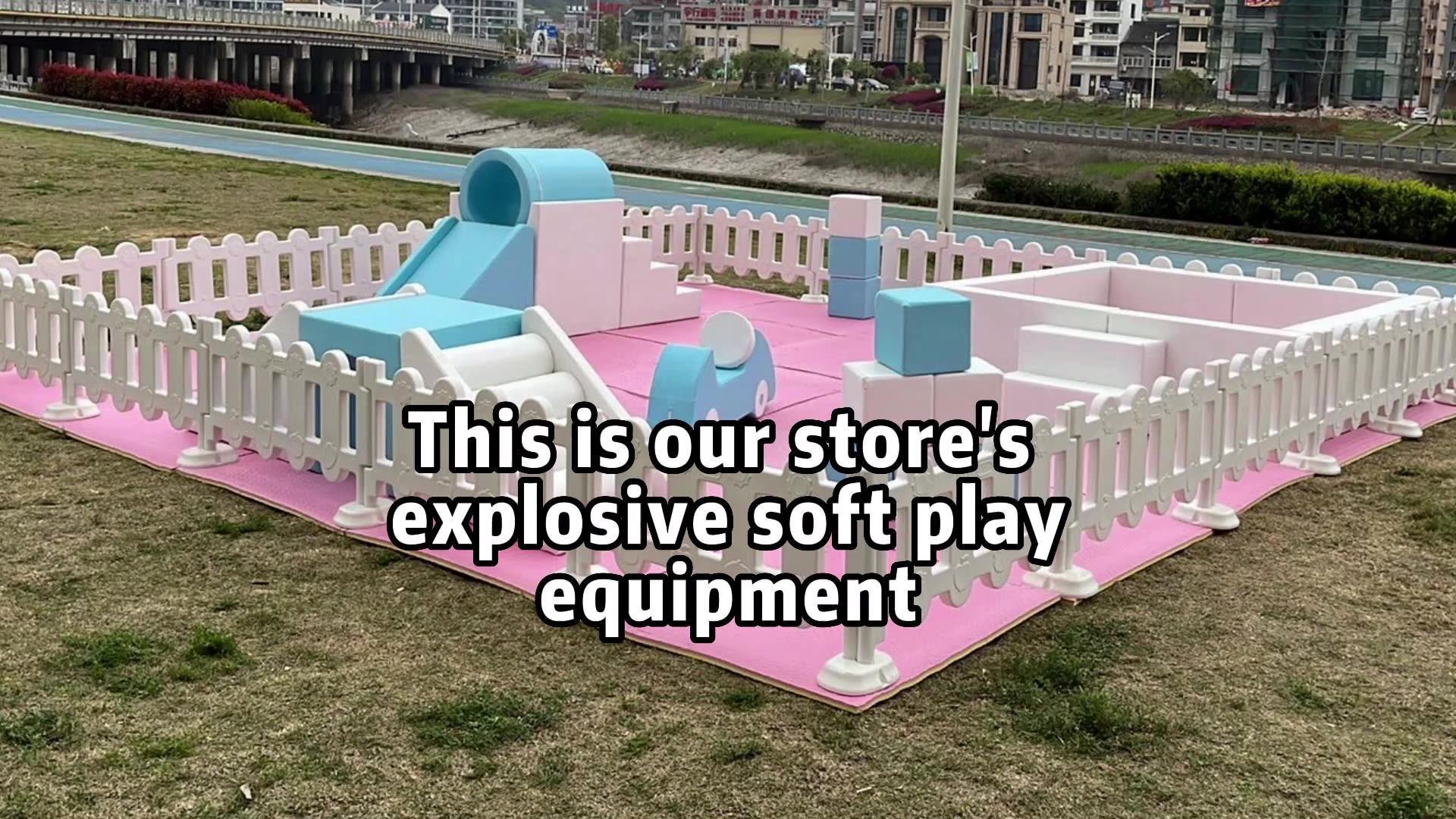 Party Rental Equipment Indoor Playground White Ball Pit Fence White