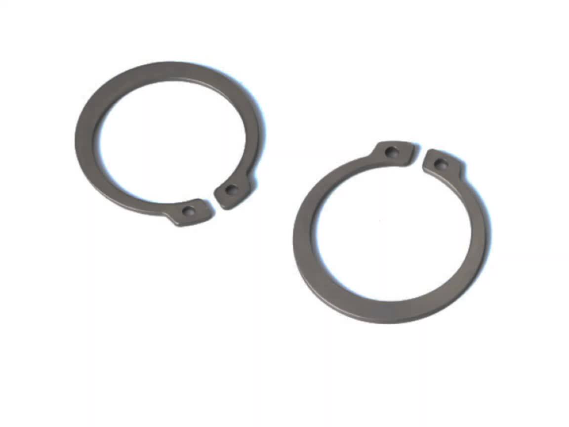 Carbon Steel Round Wire Lock Snap Retaining Rings For Shafts And Holes