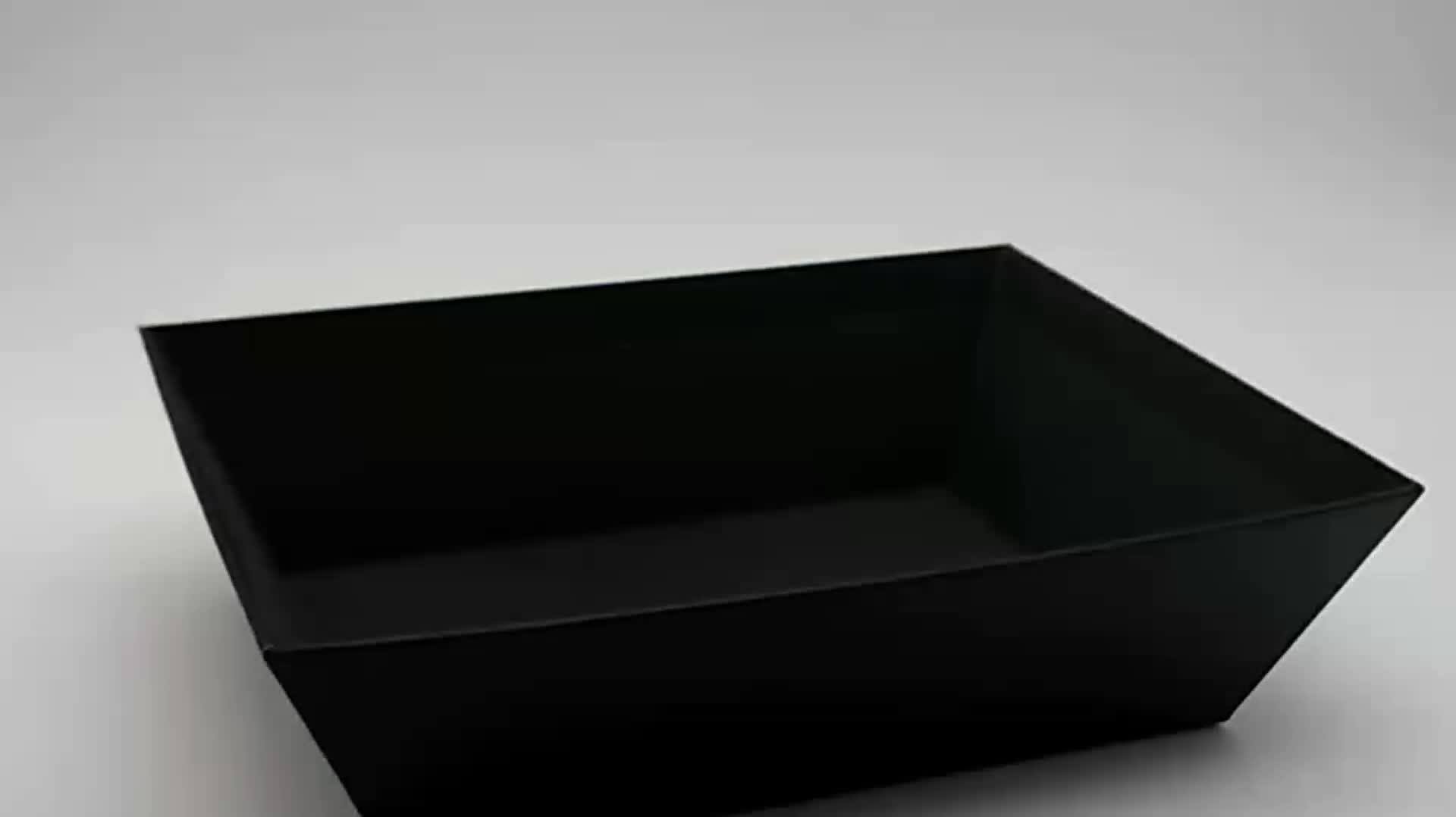 Wholesale Custom Cardboard Basket Packaging Box Market Trays Gift Box