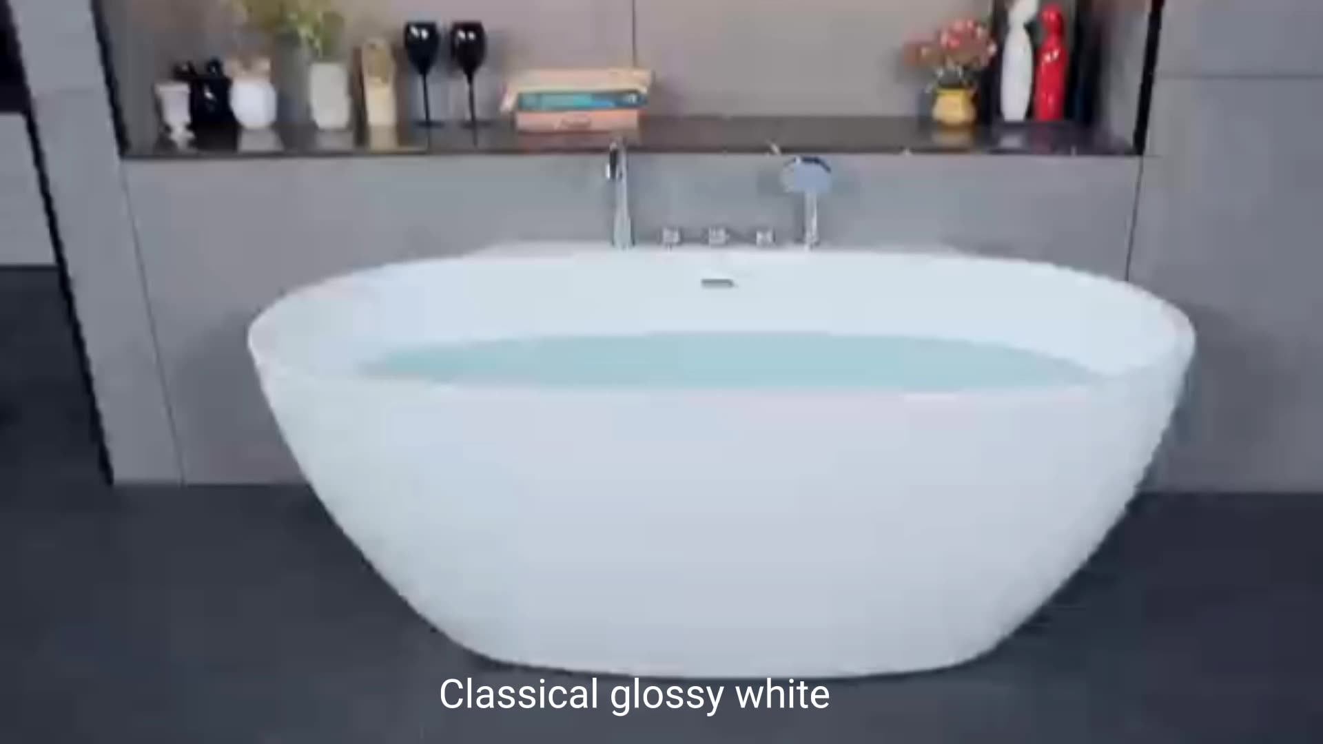 Hb Customized Solid Surface Acrylic Freestanding Tubs Soaking Whirlpool