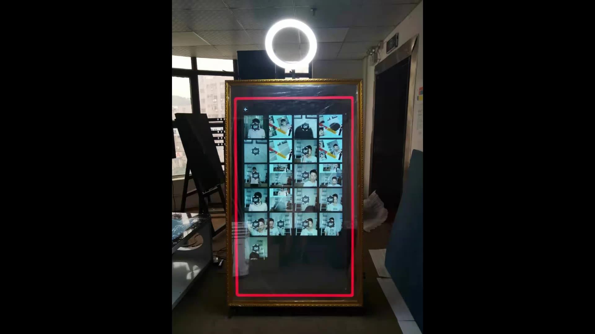 Factory Customization Magic Mirror Photo Booth Machine 360 Photobooth
