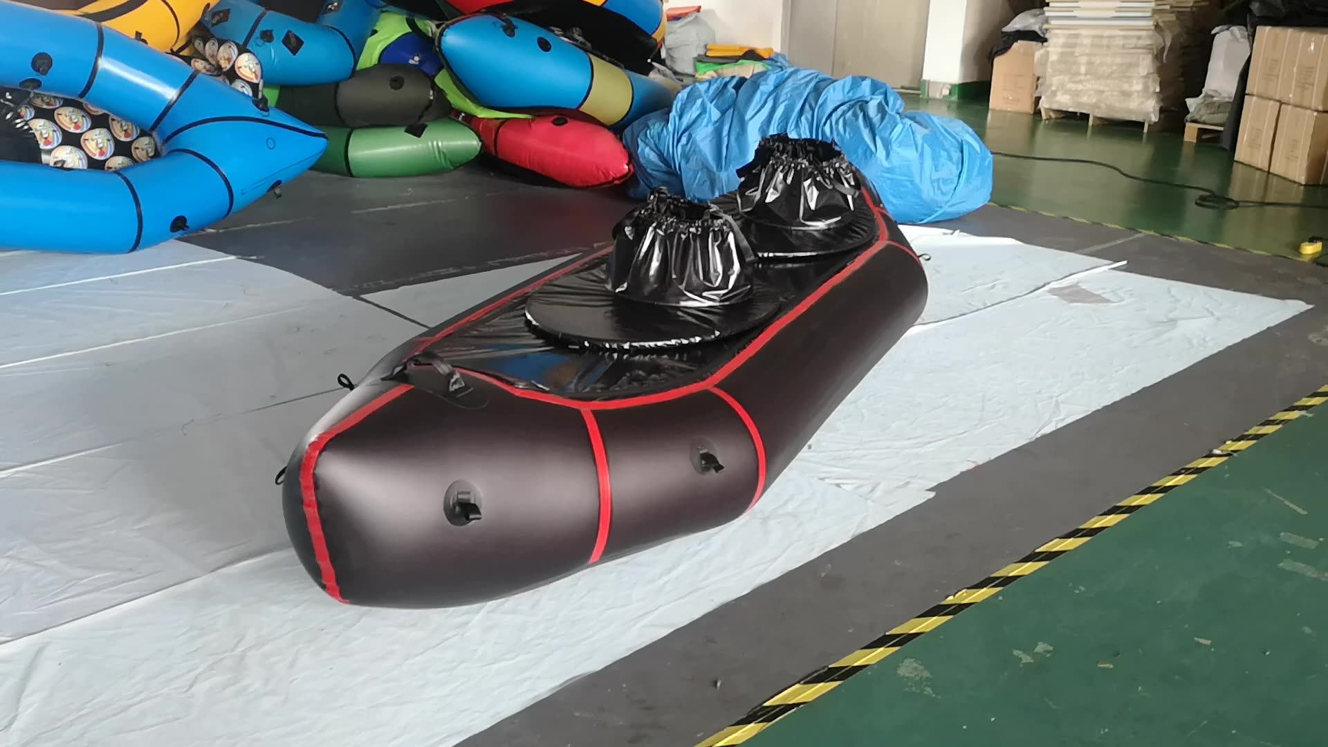 New Design Mrs Two Person Light Weight Inflatable Backpacking Pack Raft