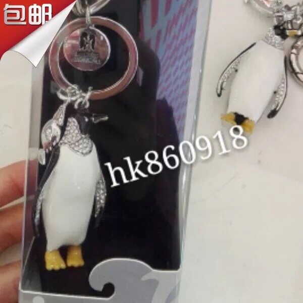 Zhuhai Guangzhou Changlong Souvenir Paparazzi Marine Kingdom Mascot Inlaid With Adult Penguin Spoon Clasp