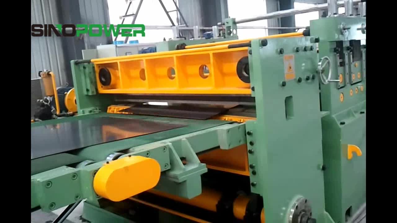 Automatic Industrial Roll To Metal Steel Sheet Cutting Machine Shear Cut To Length Cutting