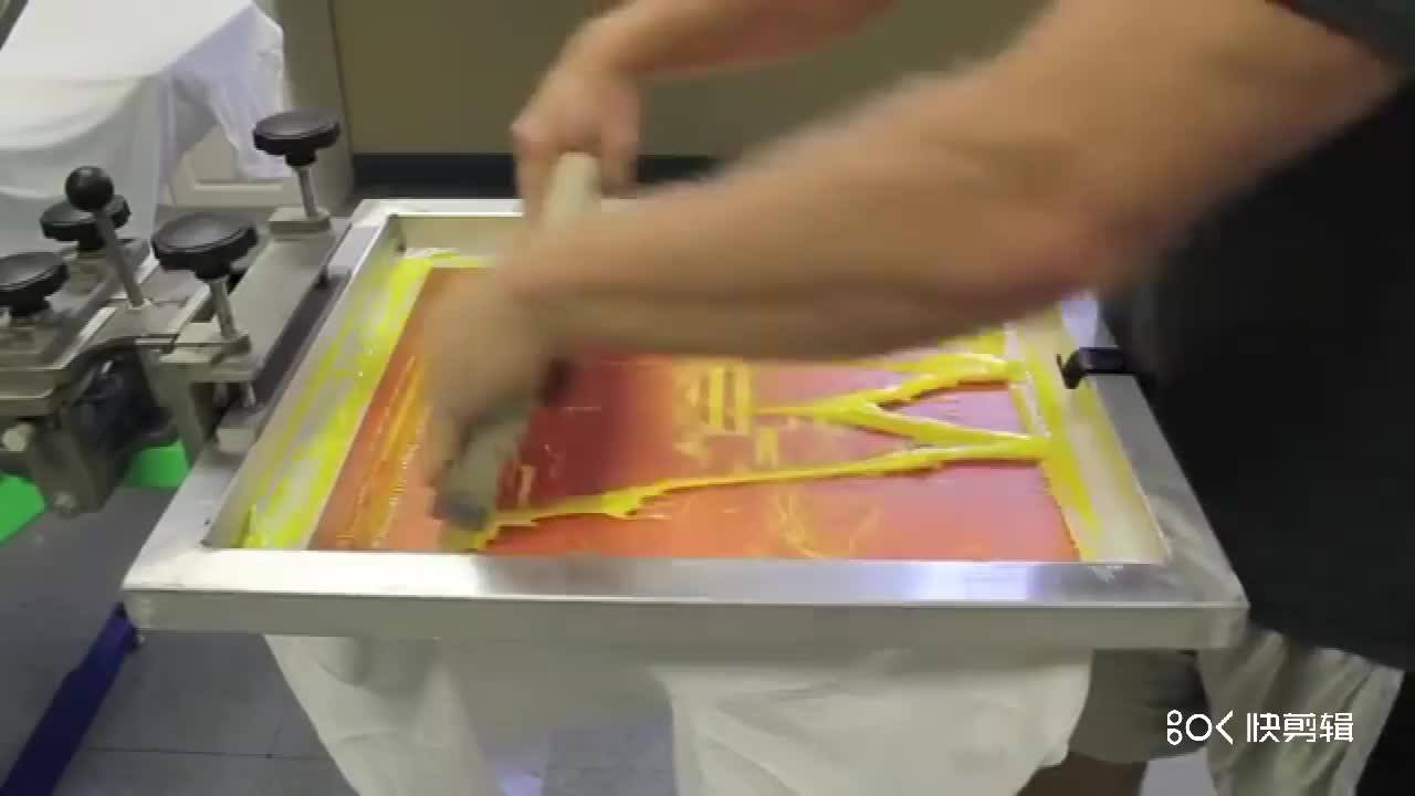 Silk Screen Printing 4 Color 4 Station With Stand Press Printer Diy