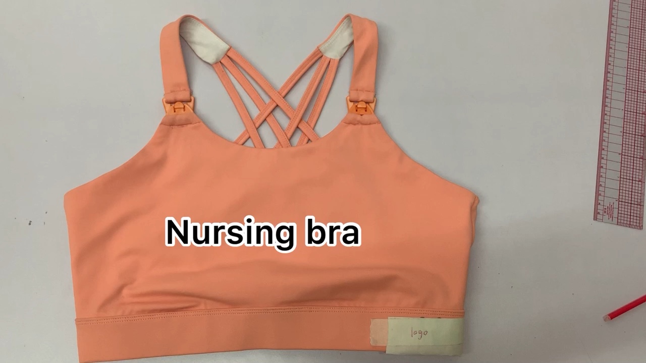 Maternity Nursing Bra Breastfeeding Pregnant Mama Nursing Sports Bra