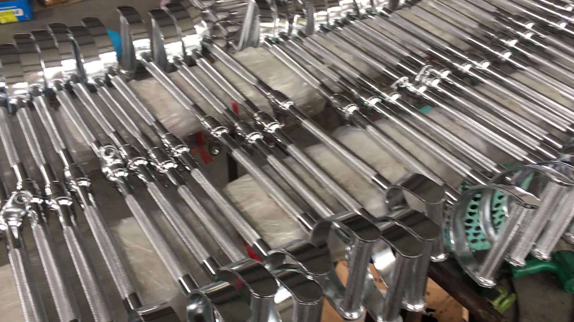 Gym Equipment Fitness Accessories Chromed 24 Inch Straight Prostyle