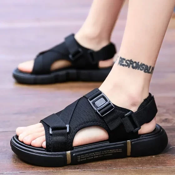 Sandals for Men 2024 New Summer Non-slip Trendyy Dual-use Slippers for Men Casual Sports Outer Wear Sandals Beach Shoes
