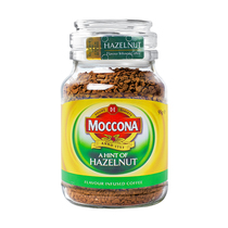 MOCCONA Mocona hazelnut freeze-dried instant coffee powder 95g sugar-free imported refreshing black coffee