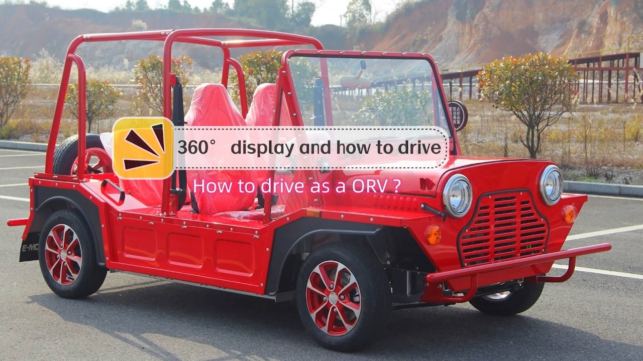 Economy New Electric Cars Original Mini Moke 96v Waterproof Aluminium