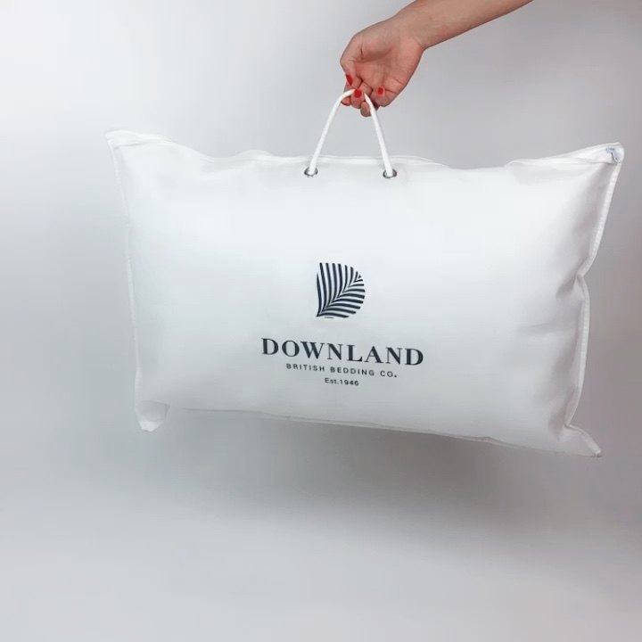Pillow Bag Pp Nonwoven Custom Logo Packaging Zipper Bag Buy Pillow