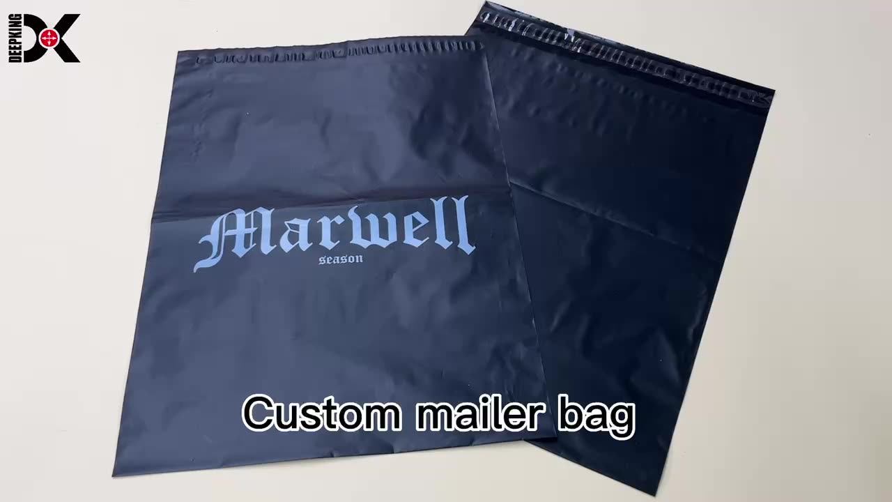 Custom Printed Eco Friendly Self Sealing Plastic Poly Courier Bag