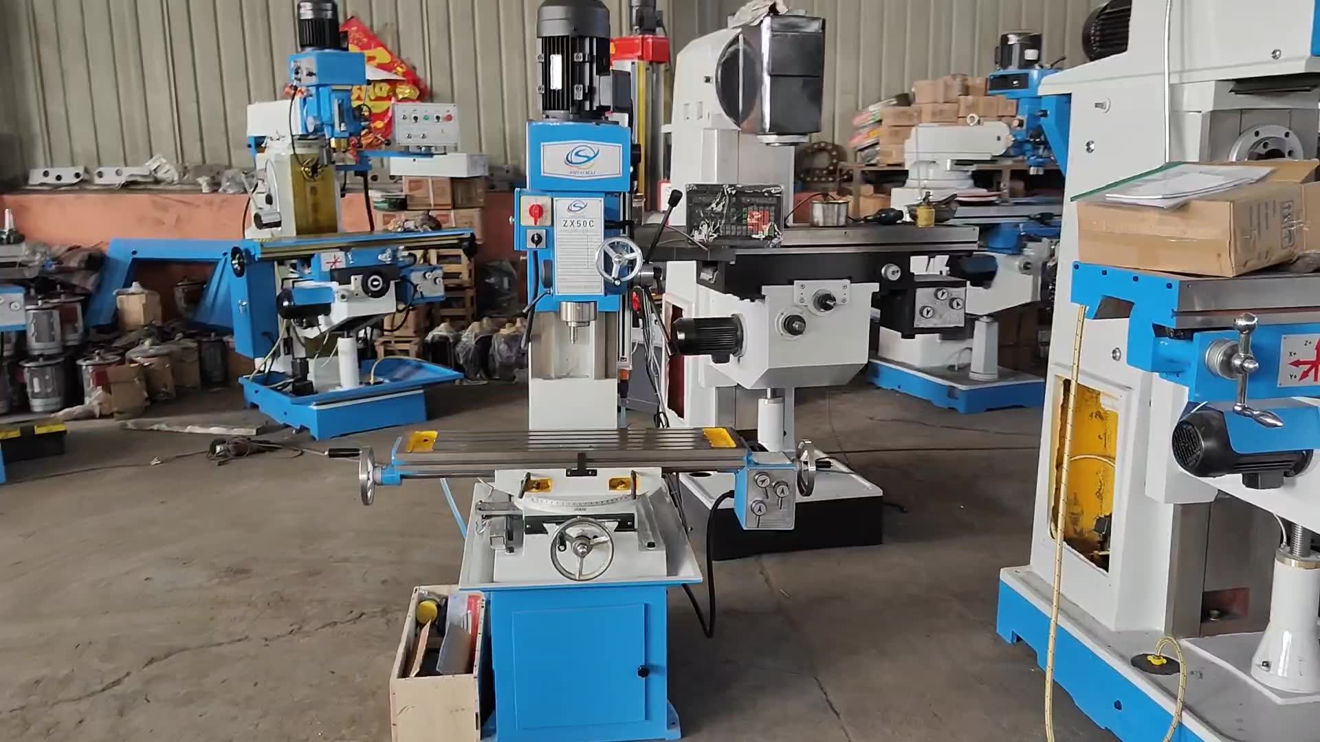 makiゴン ZX50C Mini Vertical Bench Drilling Milling Machine - Good Price