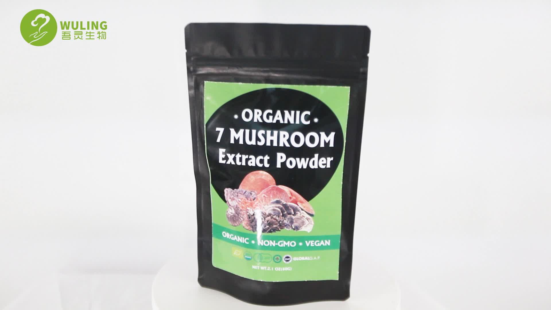 Bio Herbs Mushroom Hericium Erinaceus Reishi Extract Powder Chaga