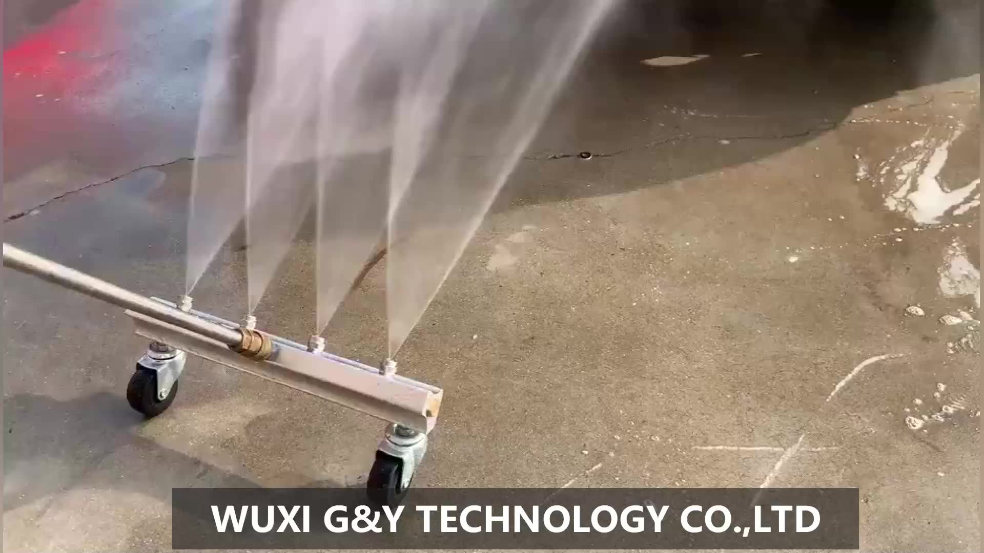 Dual Purpose 4nozzles16" Pressure Washer Water Broom Car