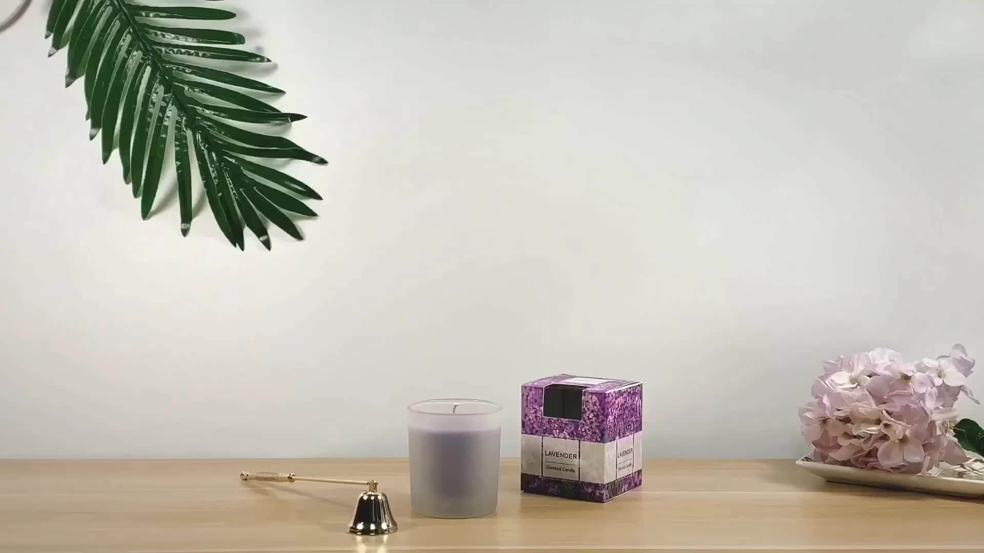 New Design Home Decoration Hotsale Scented 150g Candle With Frosted