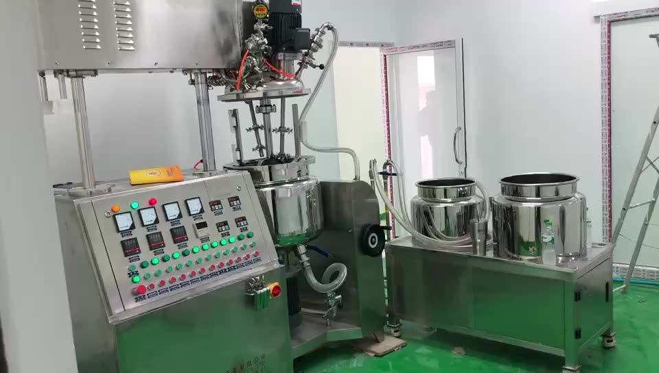 Cosmetic Cream Mixing Tank 300l Horizontal Bar Elevator Toothpaste ...