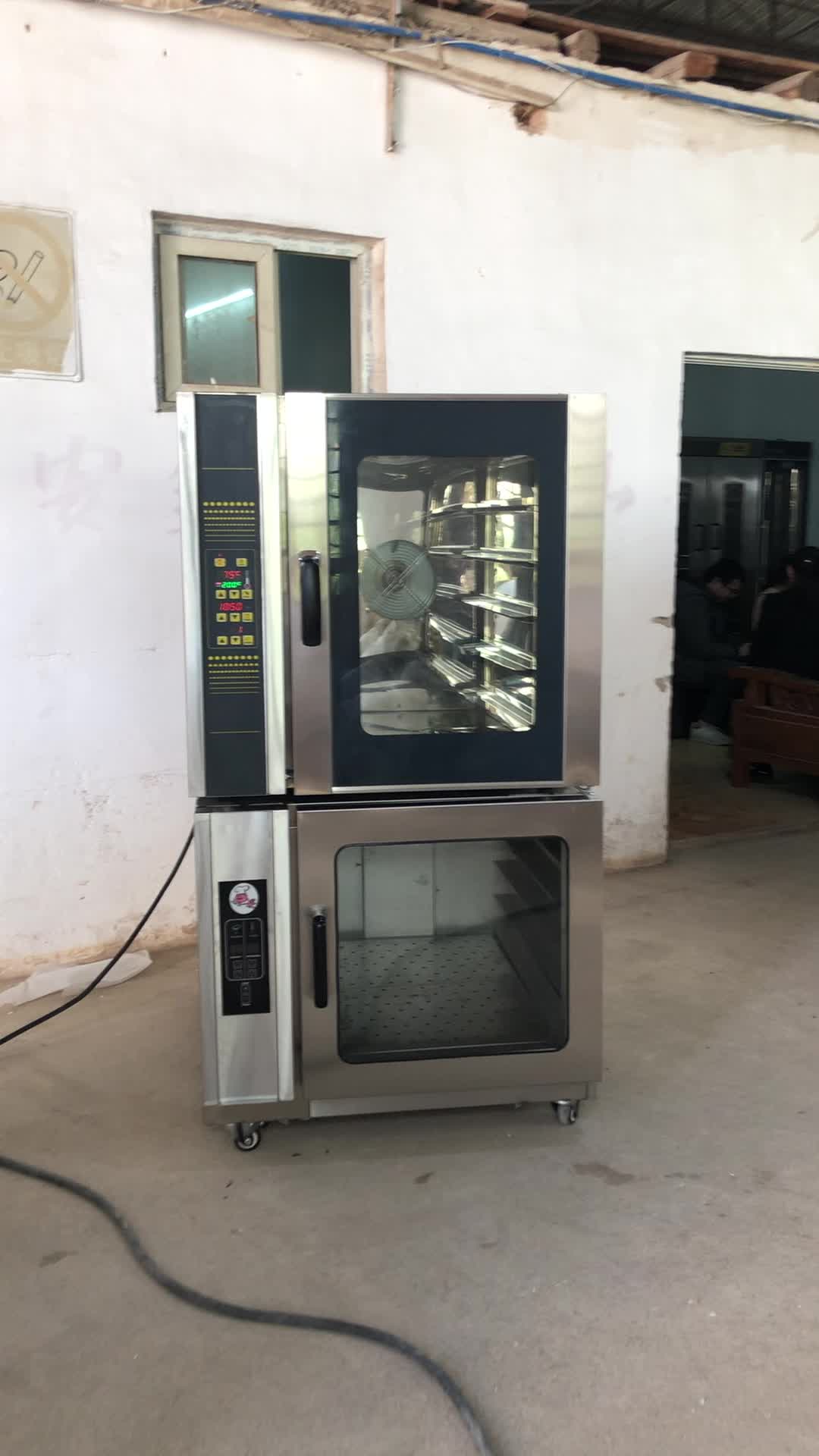 Gas Convection Ovens For Bakery Small Bread Making Machine Baking Oven