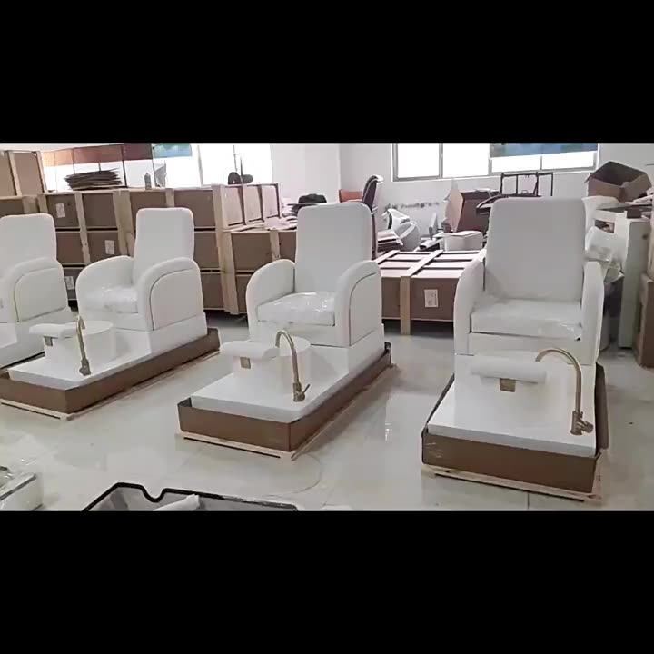 Modern Luxury Beauty Nail Salon Furniture Fish Foot Spa Electric