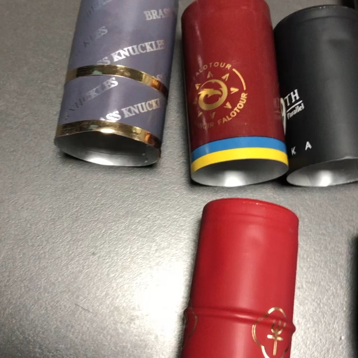 Wholesale Wine Glass Bottle Used Pvc Shrink Film Heat Shrink Wrap Caps