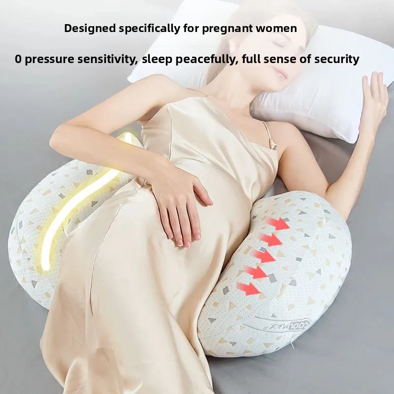 Cross-border Pregnant Women Pillow Waist Protection Side Sleeping Pillow Abdominal Side Sleeping Pillow Special Artifact for Pregnant Women Sleeping Pillow Backrest Pillow