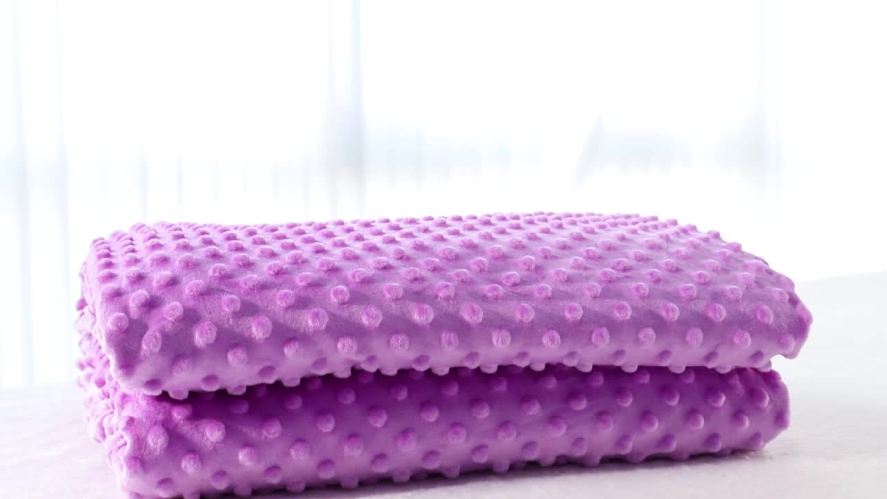 Autism Sensory Zonli Weighted Blanket Minky Cover Adult 15lbs Buy