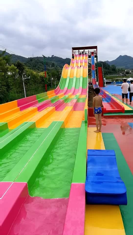Spiral Fiberglass Water Slide Equipment For Outdoor Commercial Water