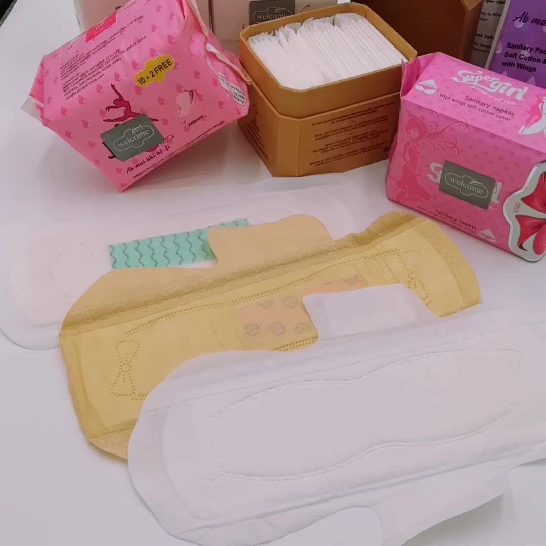 Day Use Women Vagina Menthol Pad Period Pad For Women Sanitary Napkin