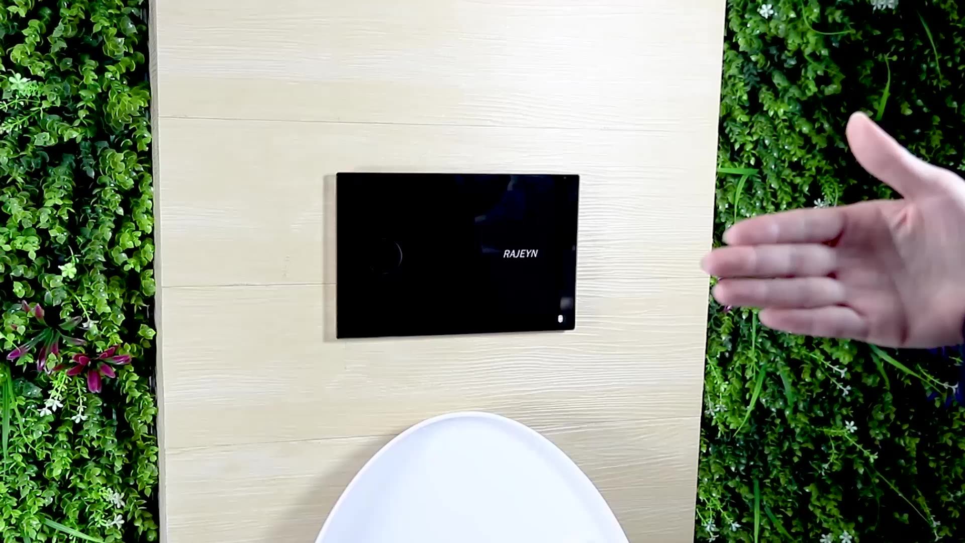 Dualflush Wall Hung Toilet Concealed Cistern Automatic Front Push Button Conceal Cistern Air