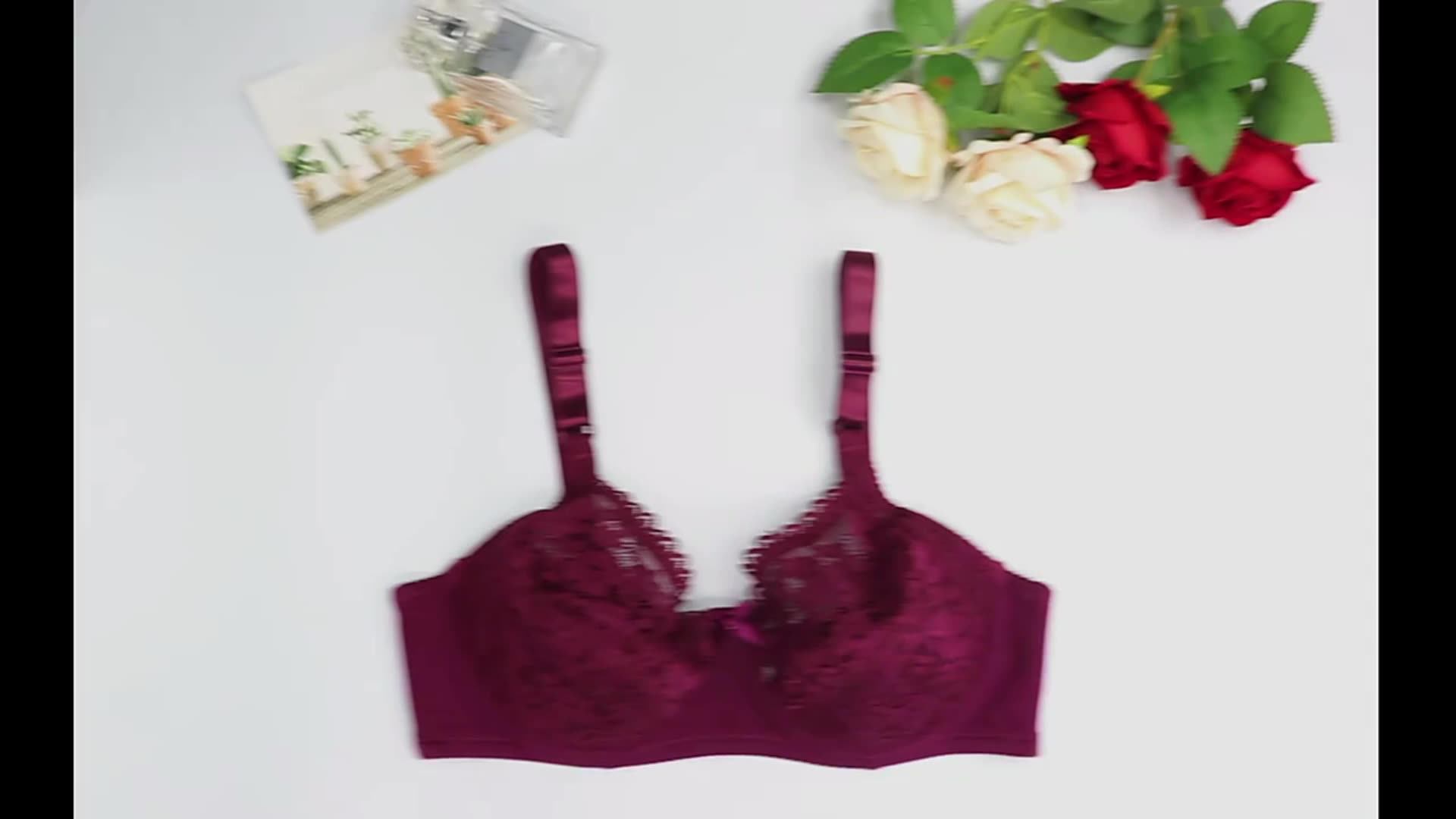 2021 Sexy Bra And Panties Plus Size D Cup Bra And Underwear Sets Plus