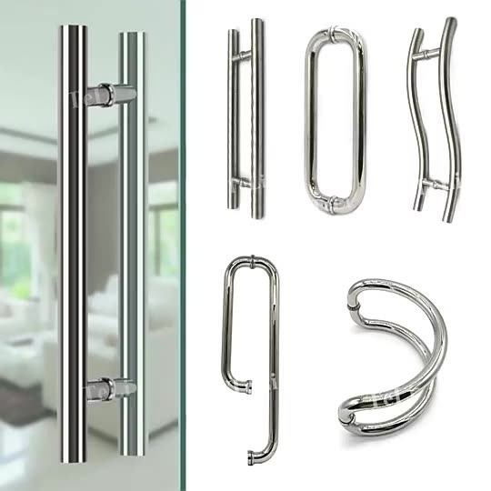 Sliding Crystal D Type D Type Stainless Steel Shower Bathroom Glass