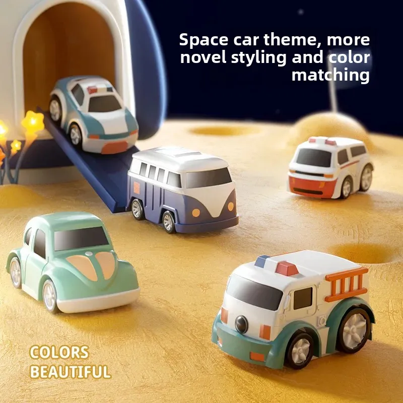 Car Entry Adventure Space Theme Boy Puzzle Track Toy Car suit Parking Children's Toys