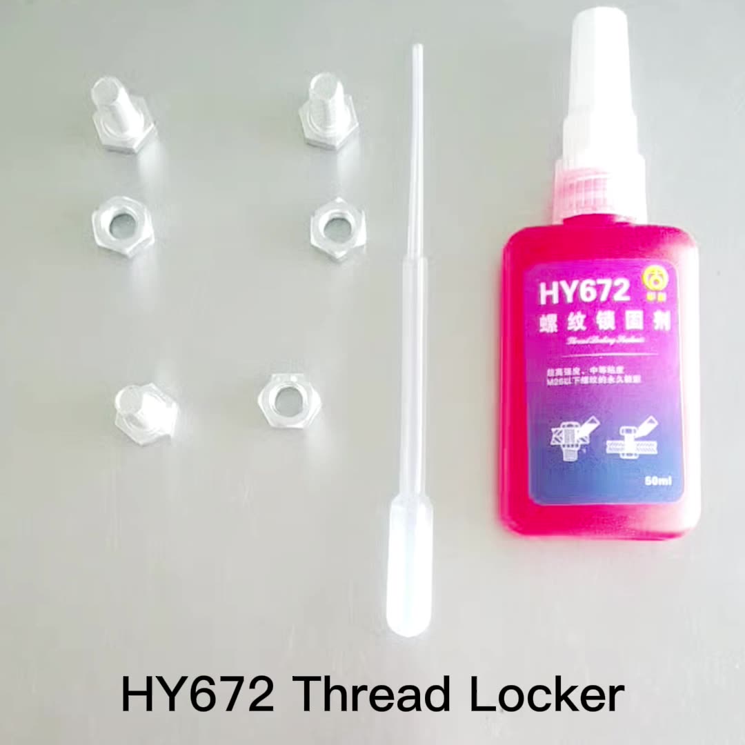 M6m26 High Strength Anaerobic Adhesive Screw Thread Locker Sealant Red