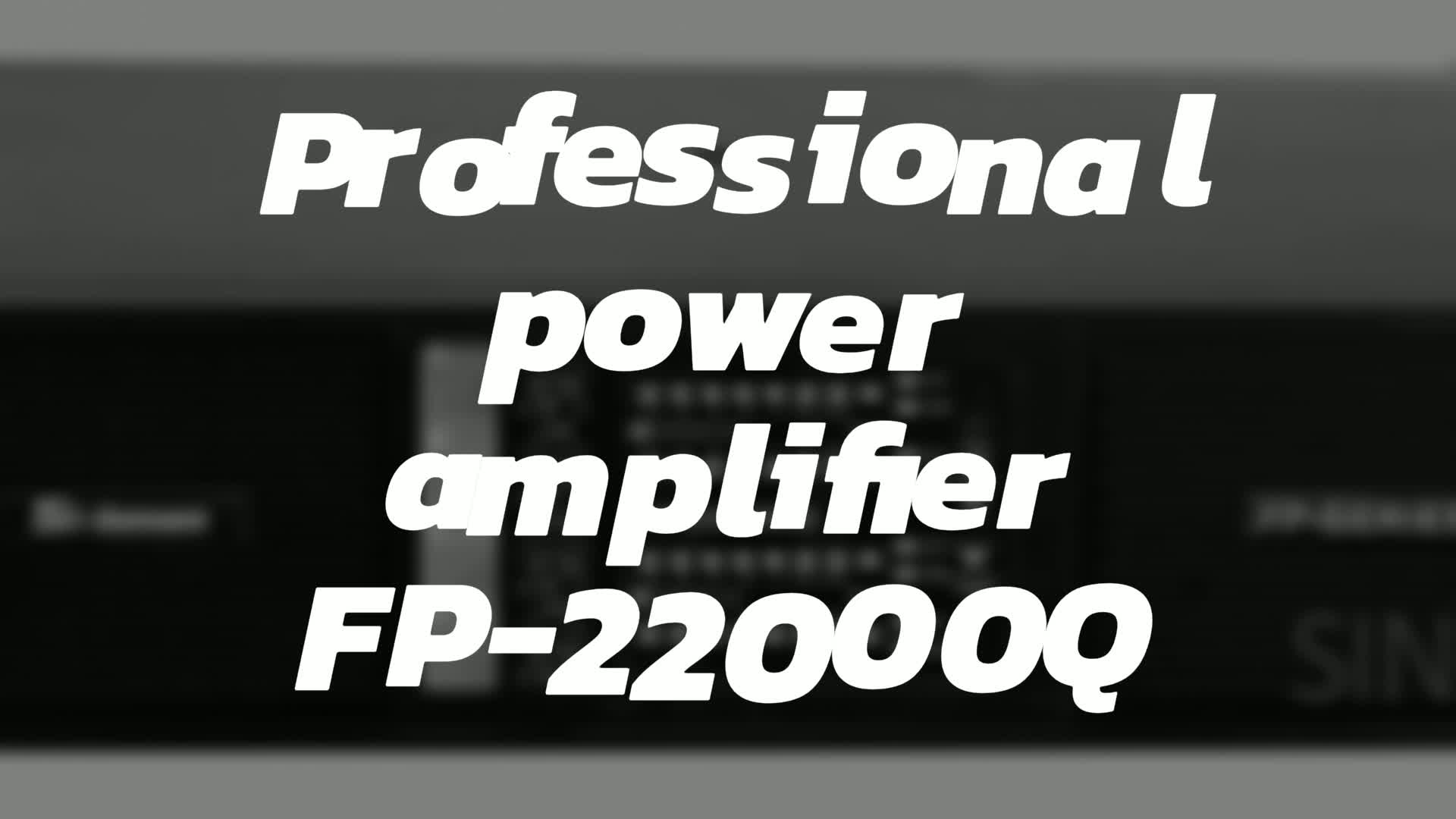 Best Fp22000q 4 X 2500w Power Sound Amp Standard Power Amplifier Buy