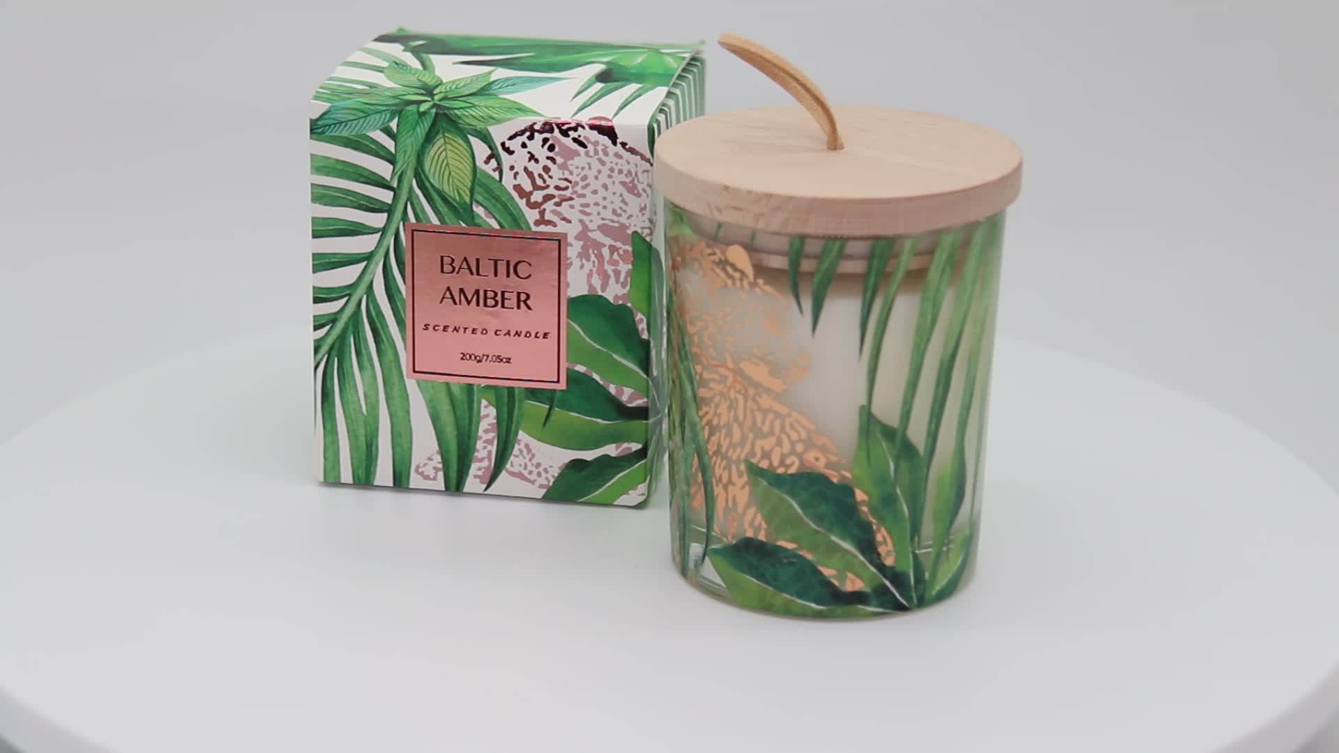 Hot Sell Luxury Decal Scented Candle For Gift Set Buy Luxury Scented