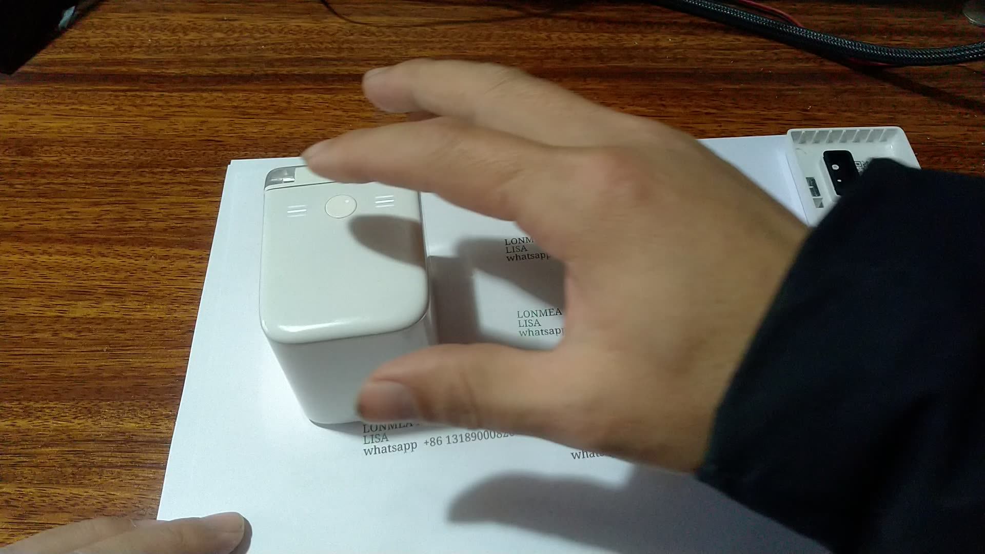 Mbrush Smallest Portable Handheld Mini Color Inkjet Printer Wireless