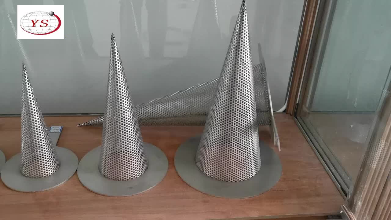 Stainless Steel Perforated Temporary Basket Cone Filter Strainer Buy