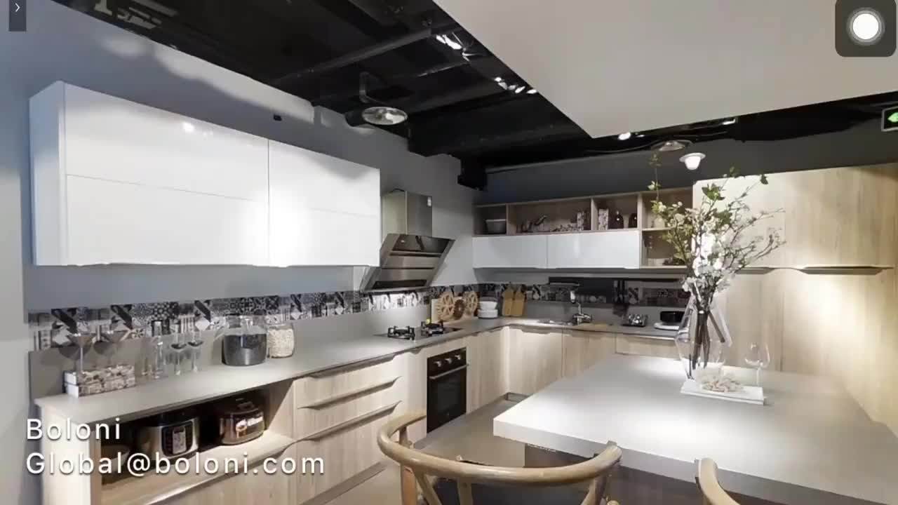 2019 New Model Custom Solid Wood White Modular Whole Kitchen Cabinet Set - Buy Solid Wood ...