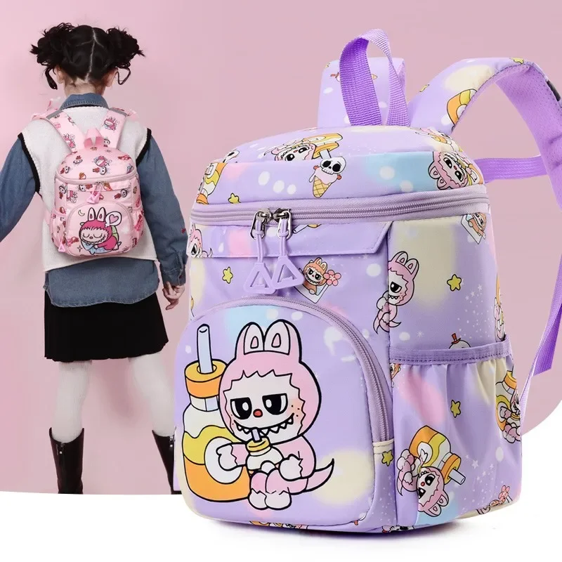 New Rabbu Children's Cute Backpack Kindergarten Schoolbag Cartoon Portable All-match Outdoor Snack Backpack