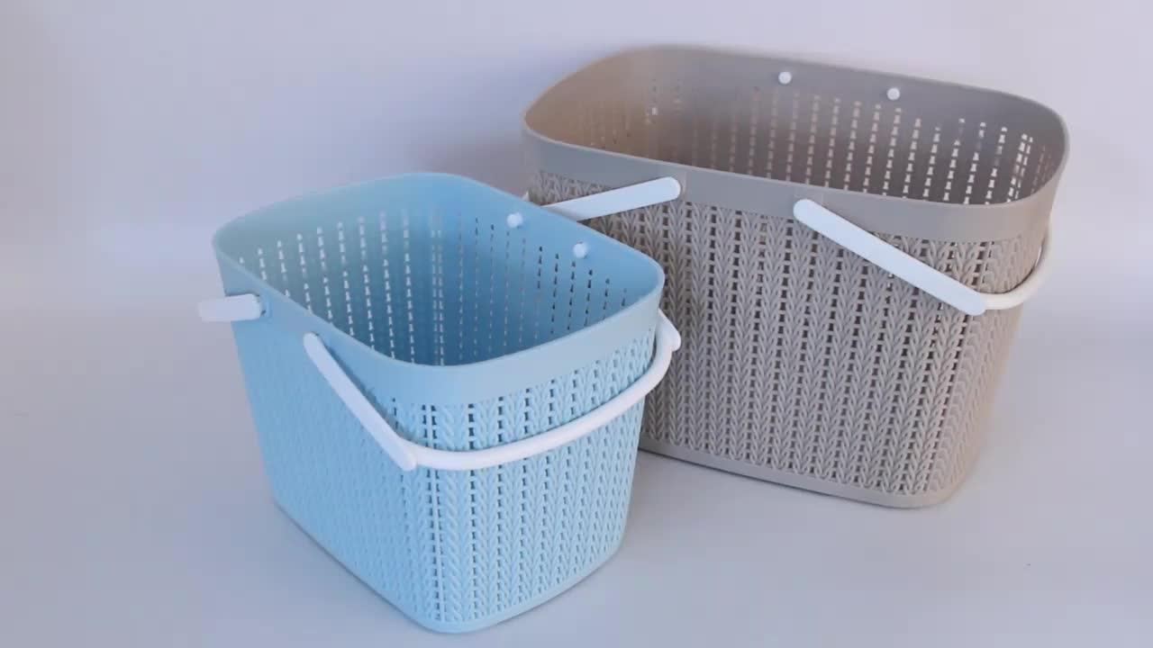 Small Size Shower Accessories Bath Storage Basket Portable Bathroom