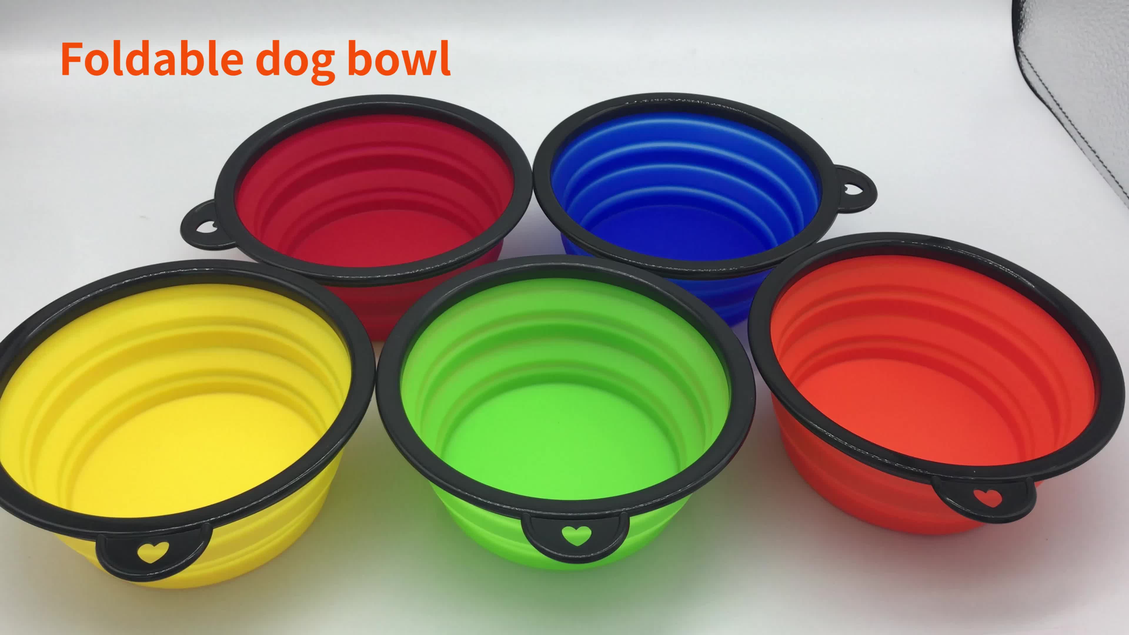 Wholesale Custom Brand Bpa Free Collapsible Silicone Pet Bowl Buy