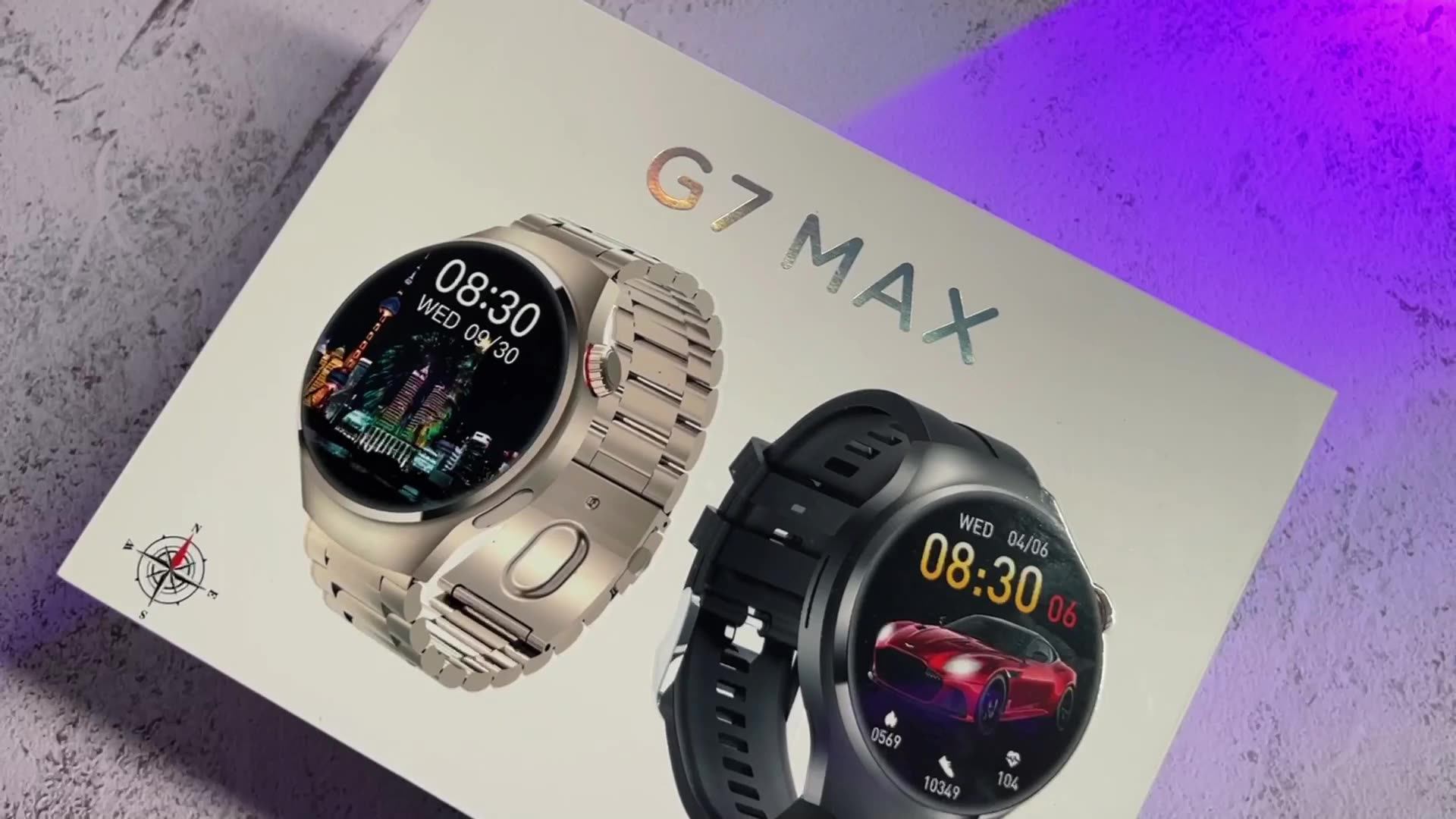 G7 Ecg Smart Watch G7 MAX Smart Watch Touchscreen Heart Rate