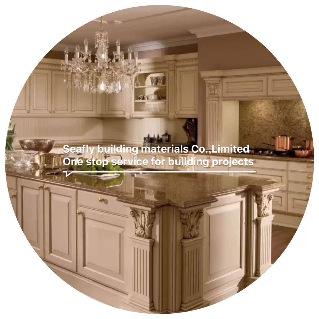 Luxury American Solid Wood Kitchen Cabinet - Buy Cherry Wood Kitchen