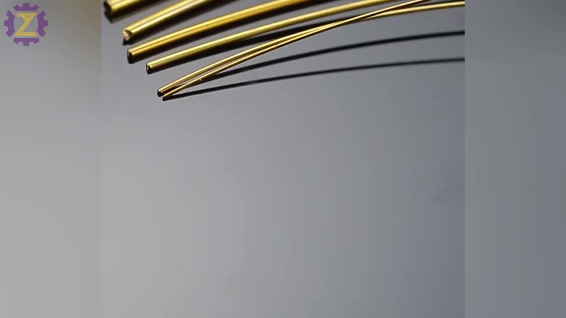 High Quality Golden 0.3mm Cuzn37 63 Cu Alloy Flat Edm Wire Brass