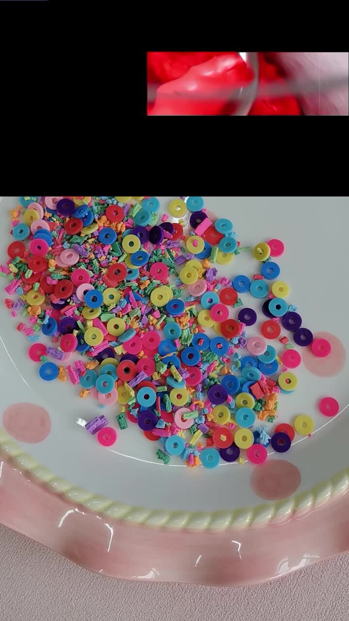 500g Flat Round Polymer Clay Beads Disk Round Heishi Beads